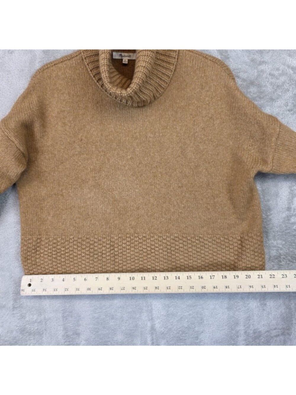 Madewell Sweater Womens XS Brown Chunky Turtleneck Long Sleeve Knit Pullover - Picture 10 of 12